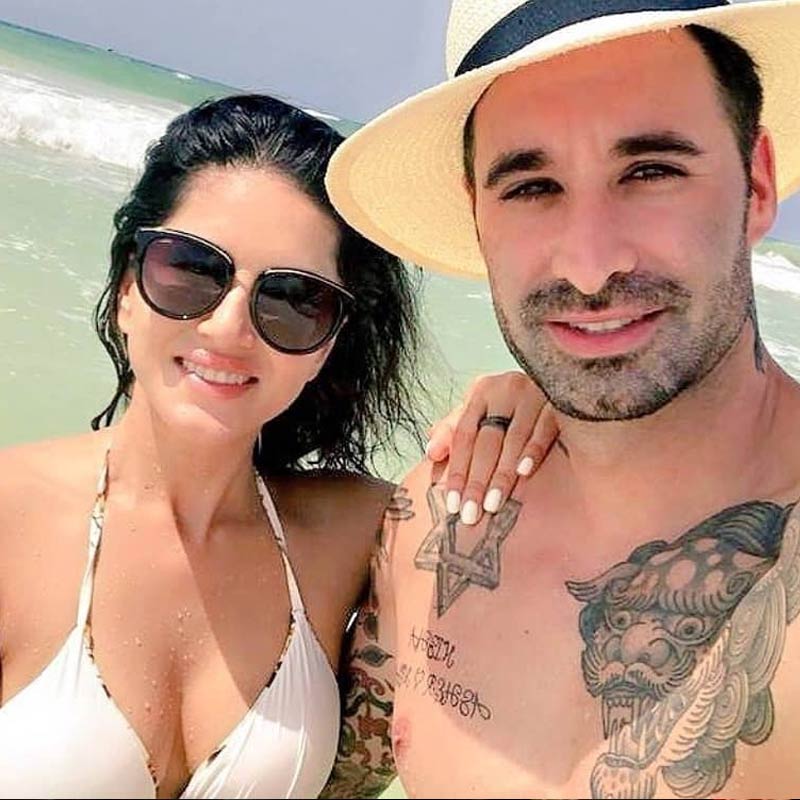 Sunny Leone and her husband Daniel Weber
