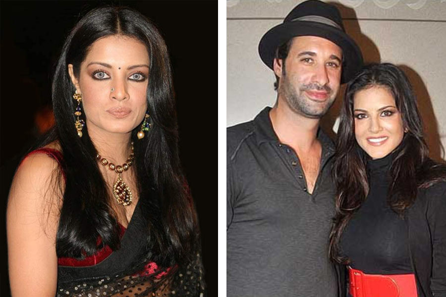 Sunny Leone and her husband Daniel Weber together and Celina Jaitly