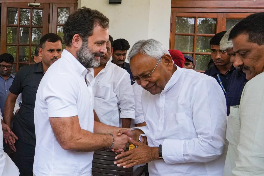 BJP slammed opposition parties incliding Congress after Nitish Kumar meets with Rahul Gandhi 