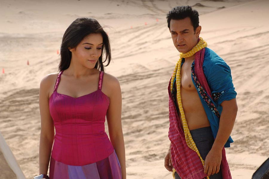 Asin Thottumkal with Aamir Khan