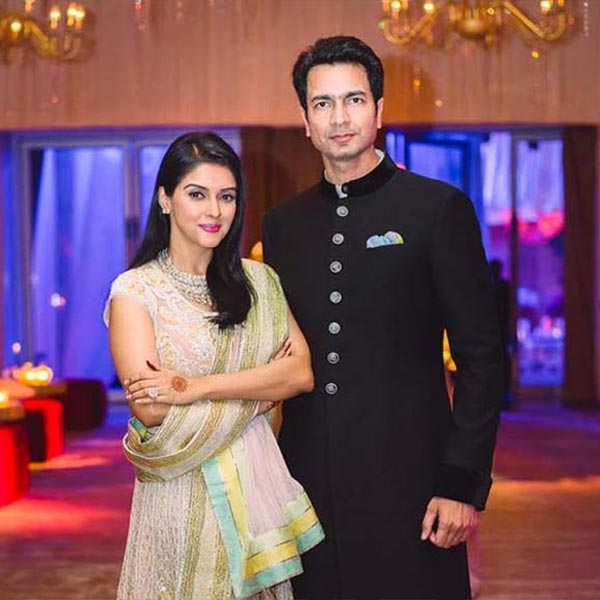 Asin Thottumkal with her husband Rahul Sharma