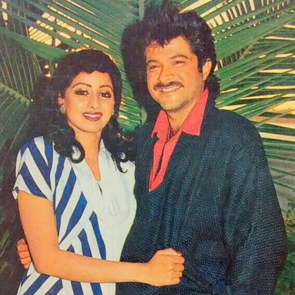 Anil Kapoor and Sridevi