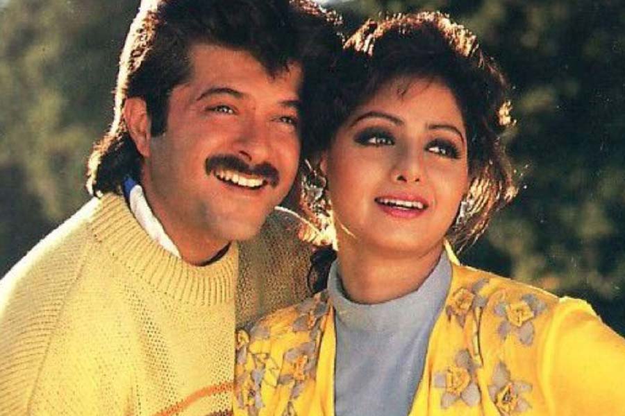 Anil Kapoor and Sridevi