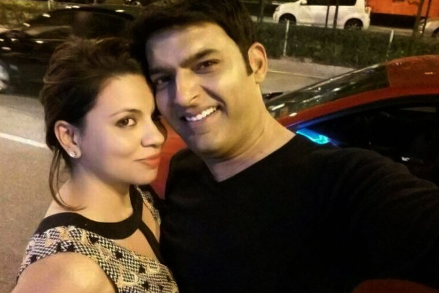Kapil Sharma with Preeti Simoes