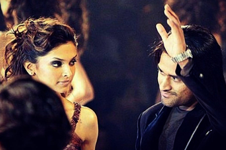 Deepika Padukone and Mahendra Singh Dhoni