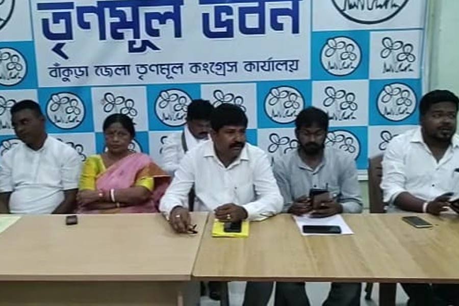 Some TMC leaders of Bankura are angry after the announcement of district committee