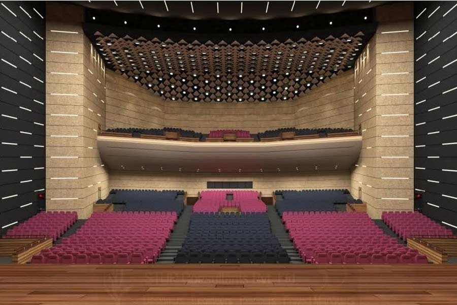 এ ছাড়াও যে কোনও অনুষ্ঠানের জন্য ব্যাঙ্কোয়েট, কাফেটেরিয়া, ফুড কোর্টও রয়েছে এই অত্যাধুনিক প্রেক্ষাগৃহে।