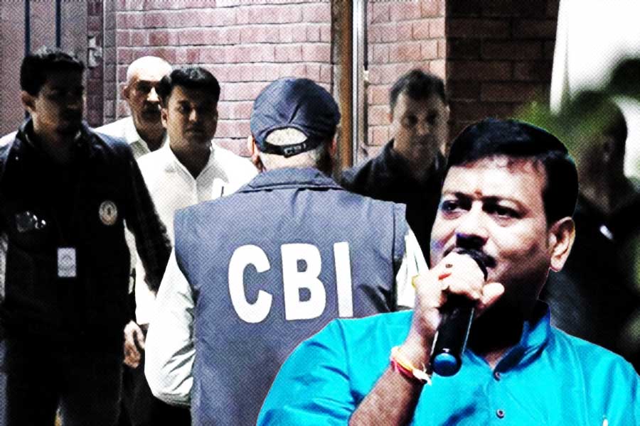 CBI officials take salt from TMC MLA Jiban Krishna Saha’s house to eat cucumbers