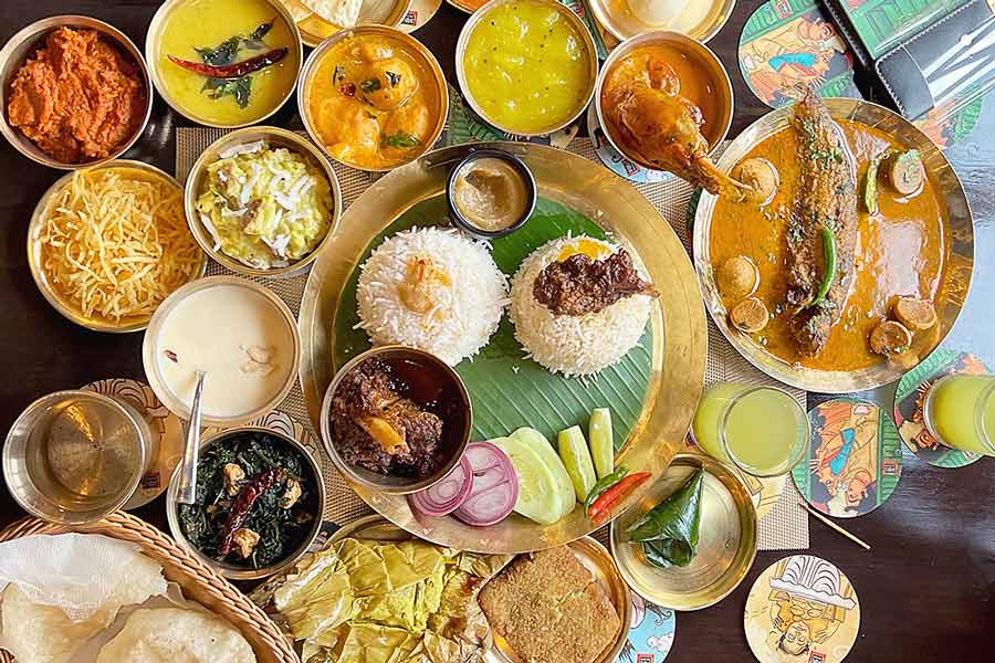 A Photograph of  Bengali Food 