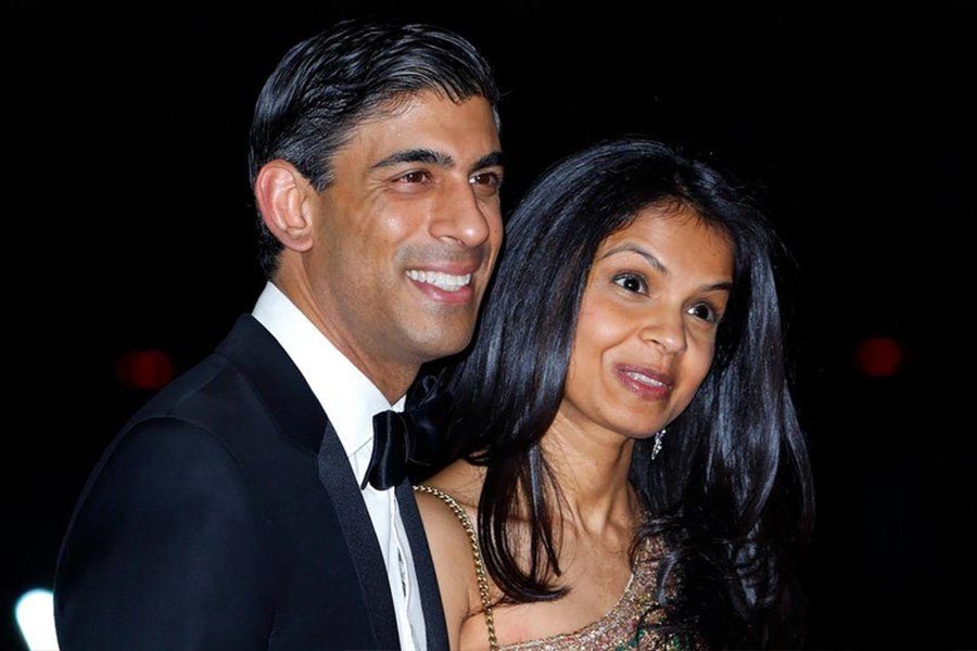 photo of Rishi Sunak and Akshata Murty