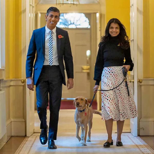 photo of Rishi Sunak and Akshata Murty