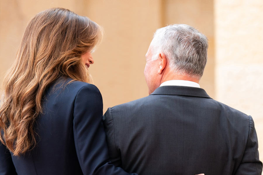 Queen Rania of Jordan.