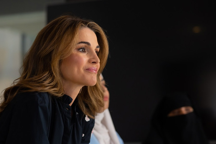 Queen Rania of Jordan.