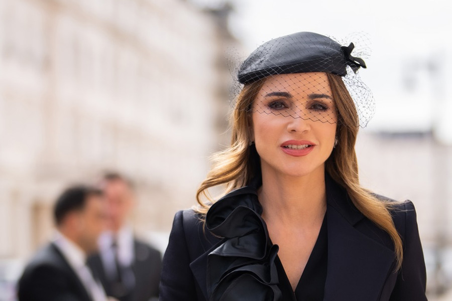 Queen Rania of Jordan.