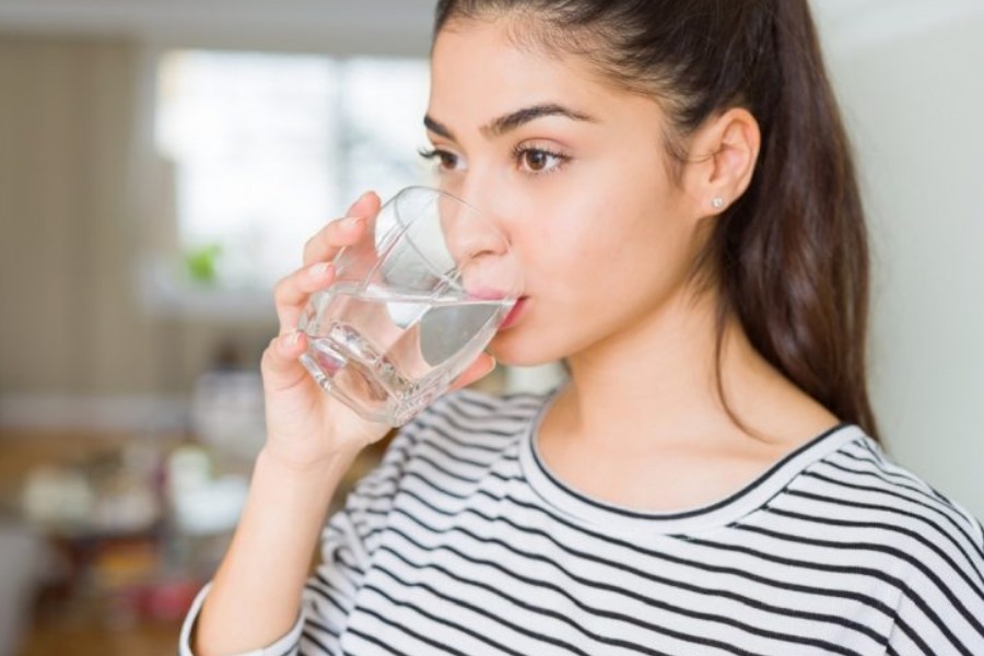 image of drinking water.