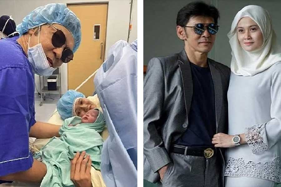 Singer pop artist Jamal Abdillah becomes dad at the age of 63 years