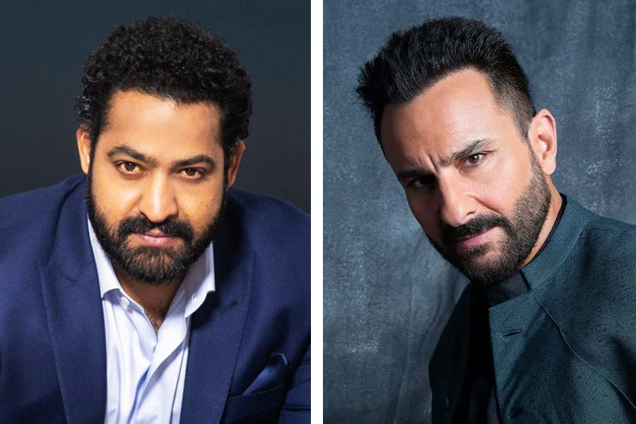 Saif Ali Khan joins NTR Jr at the set of NTR 30, to play the antagonist for his Telugu debut 