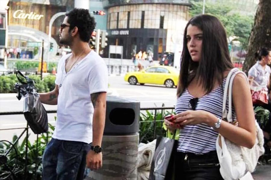image of Izabelle Leite and Virat Kohli