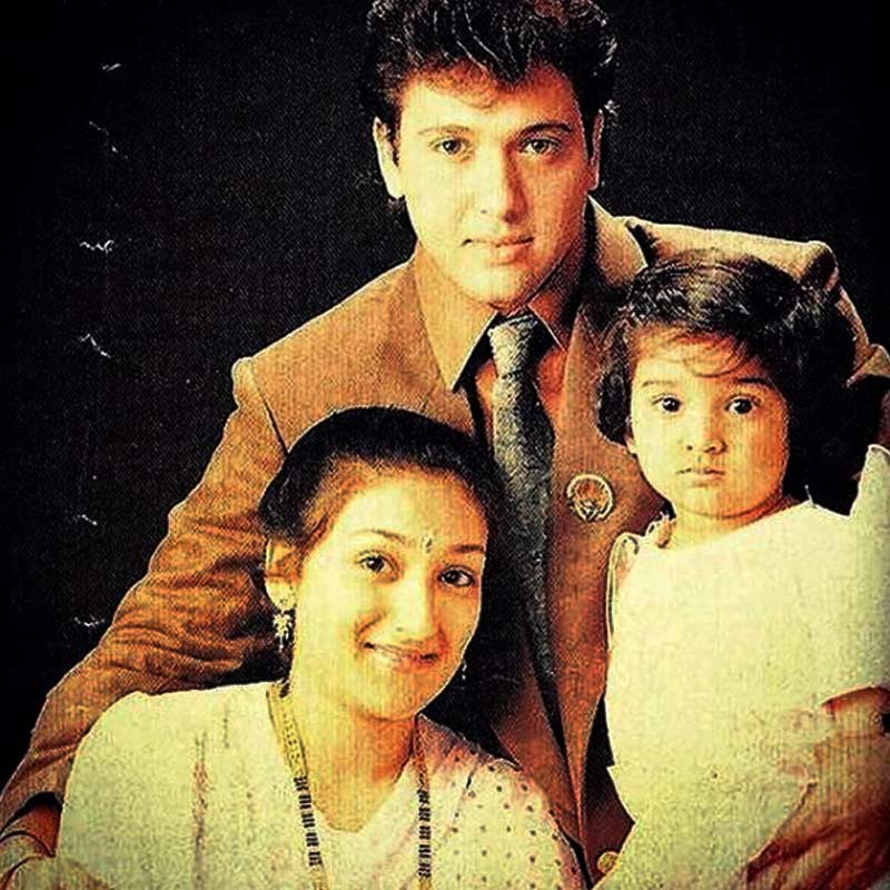 Govinda with his family
