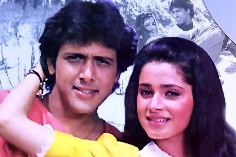 Govinda with Neelam