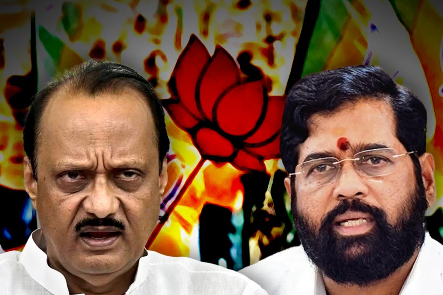Eknath Shinde-led Shiv Sena warned that if NCP leader Ajit Pawar joins BJP, then they will not be part of the government in Maharashtra 