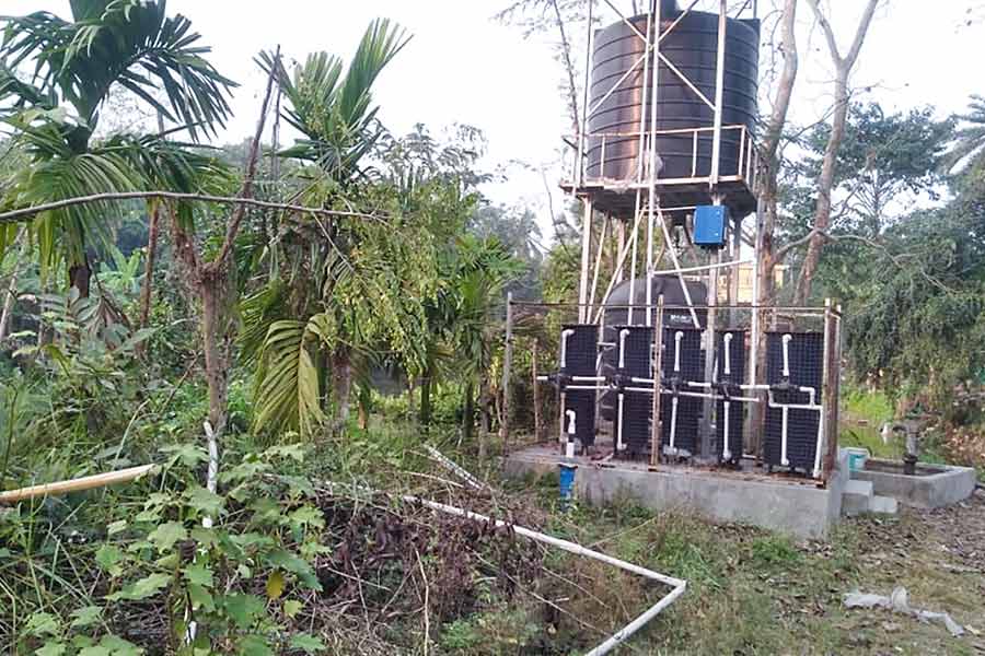 Arsenic free tube well is out of order