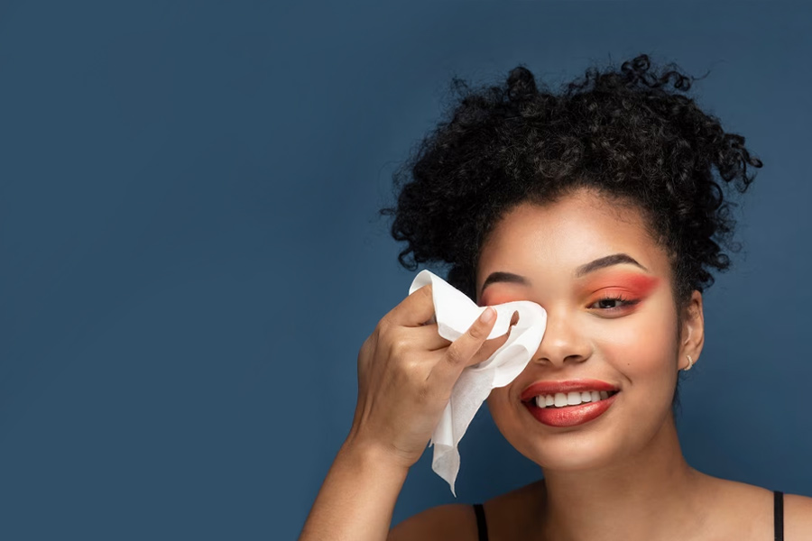 জাপানিরা সর্দির সময় কাগজের ছোট ছোট টুকরোকে টিস্যু হিসাবে ব্যবহার করতেন। তবে এখন যে ধরনের টিস্যু ব্যবহৃত হয় তার আবিষ্কার ১৯২০ সালে।