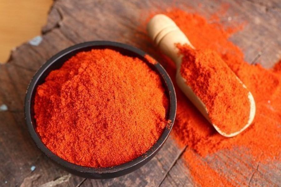 image of red chilli powder