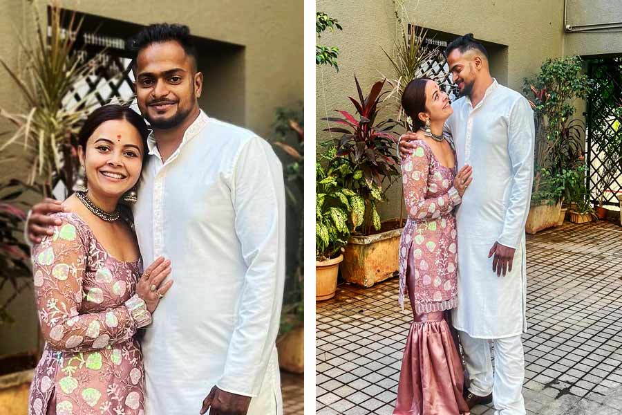 devoleena bhattacharjee celebrates her first eid with husband 