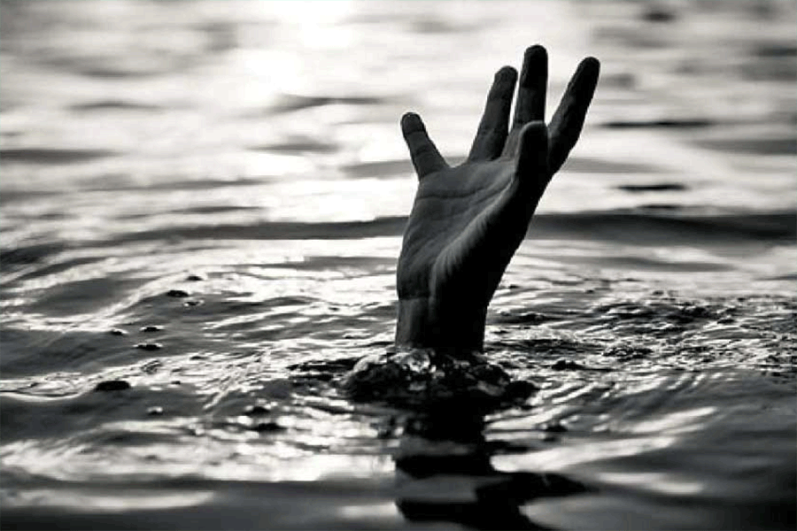 representation Image of a person drowning