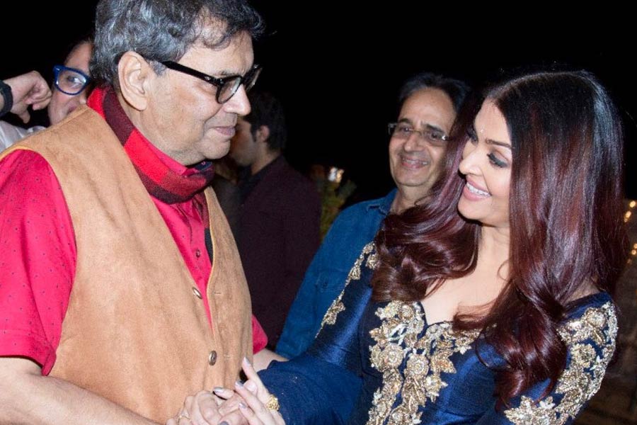 Subhash Ghai and Aishwarya Rai Bachchan
