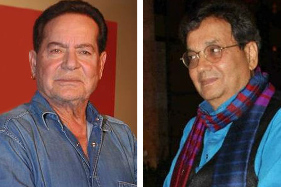 Salim Khan and Subhash Ghai
