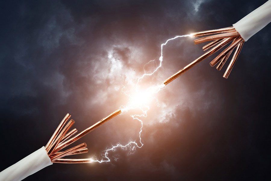 representative photo of electric shock