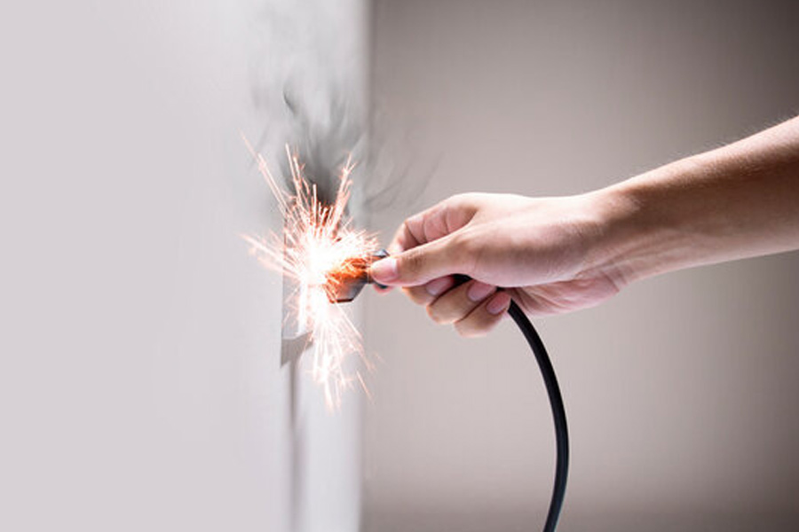 representative photo of electric shock