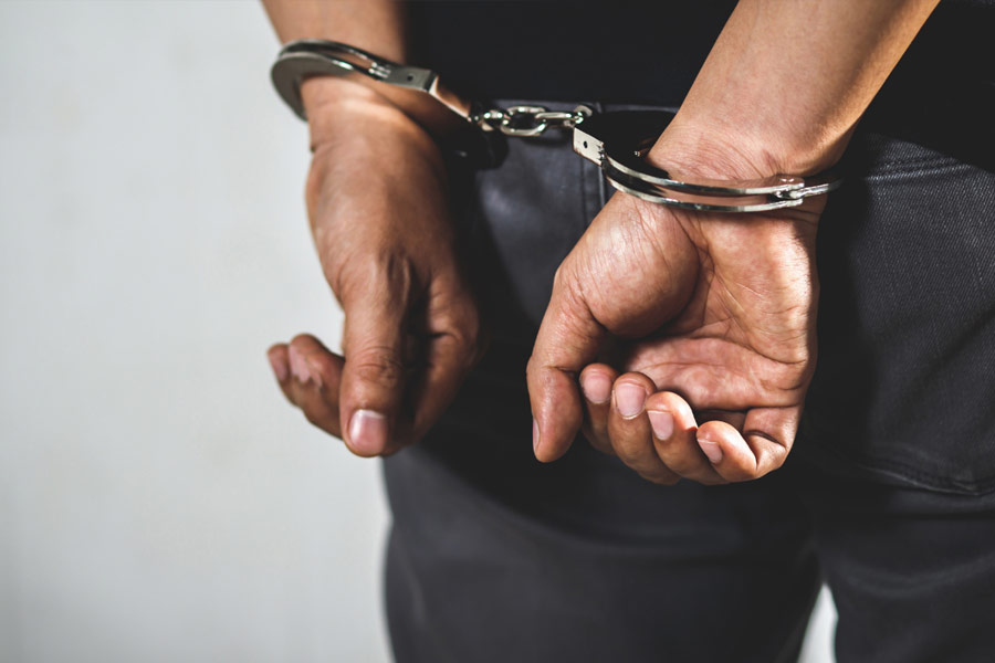 representative photo of arrest