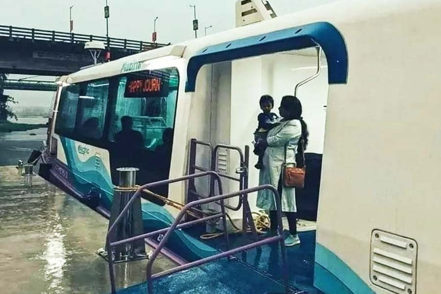 A Photograph of the Water Metro in Kochi