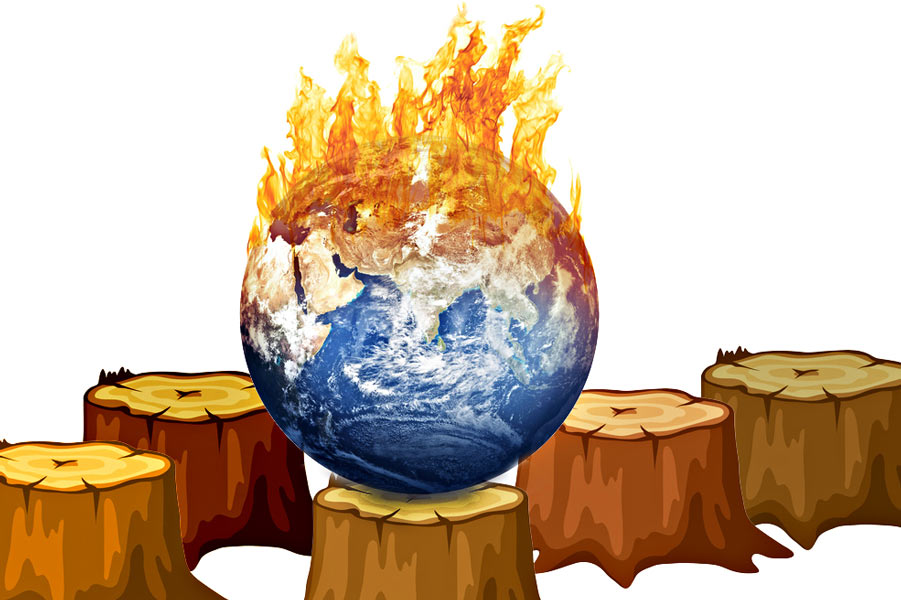 A Photograph representing Global Warming 