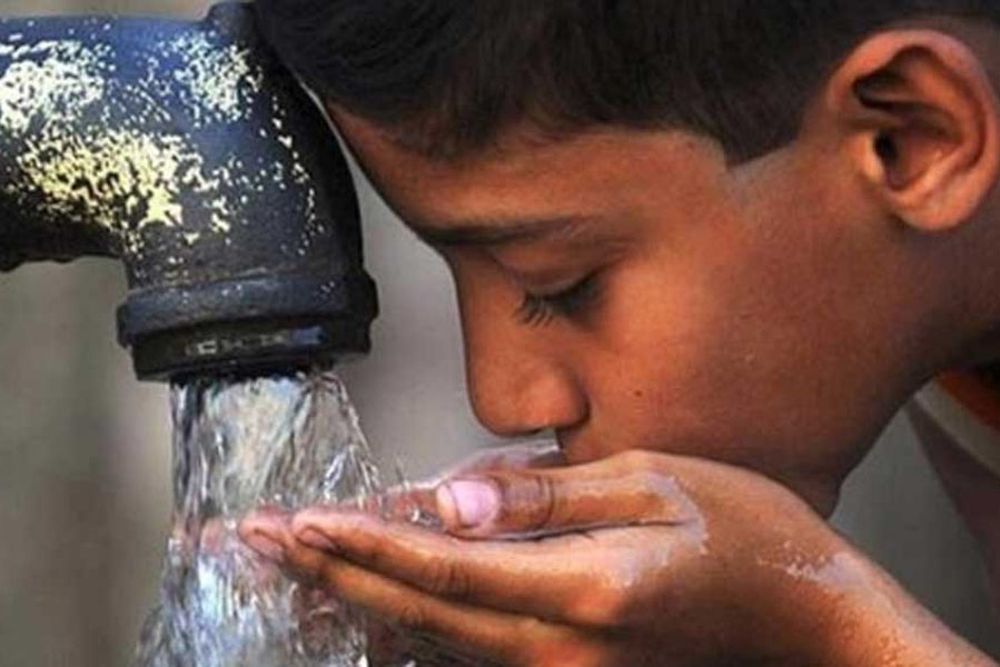 An image representing water crisis