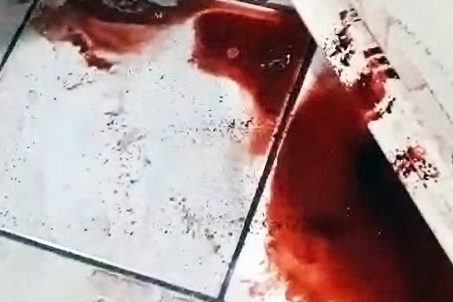 Blood flowing from the walls of house in Atlanta still remains mystery.