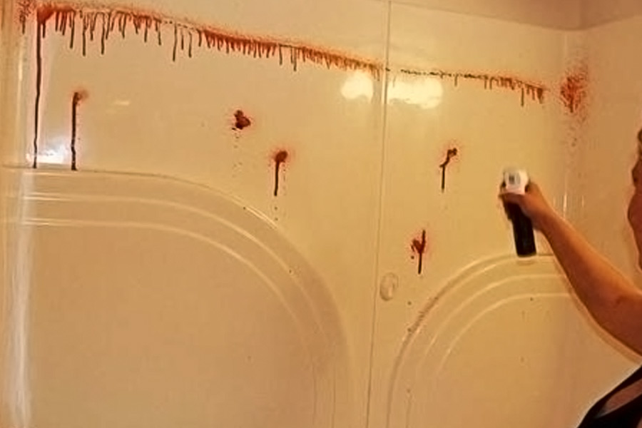 Blood flowing from the walls of house in Atlanta still remains mystery.