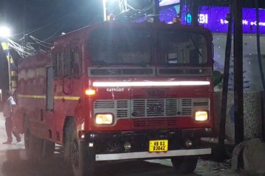 A fire broke out at Krishnanagar Sadar District Hospital