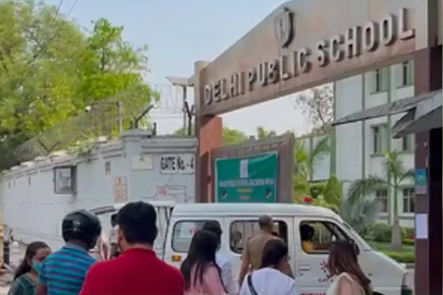 Delhi Public School receives bomb threat via email, police is investigating.