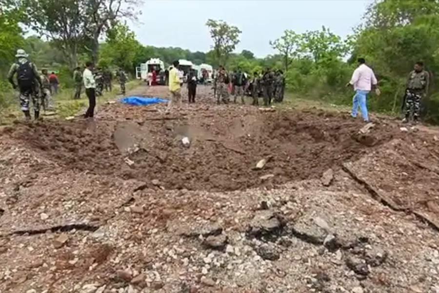 CPI (Maoist) guerrillas used 50 kg explosive in the attack at Dantewada of Chhattisgarh