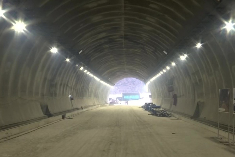 An image of  Sela Pass tunnel 