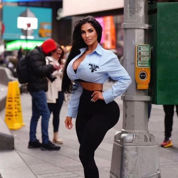 Picture of American model