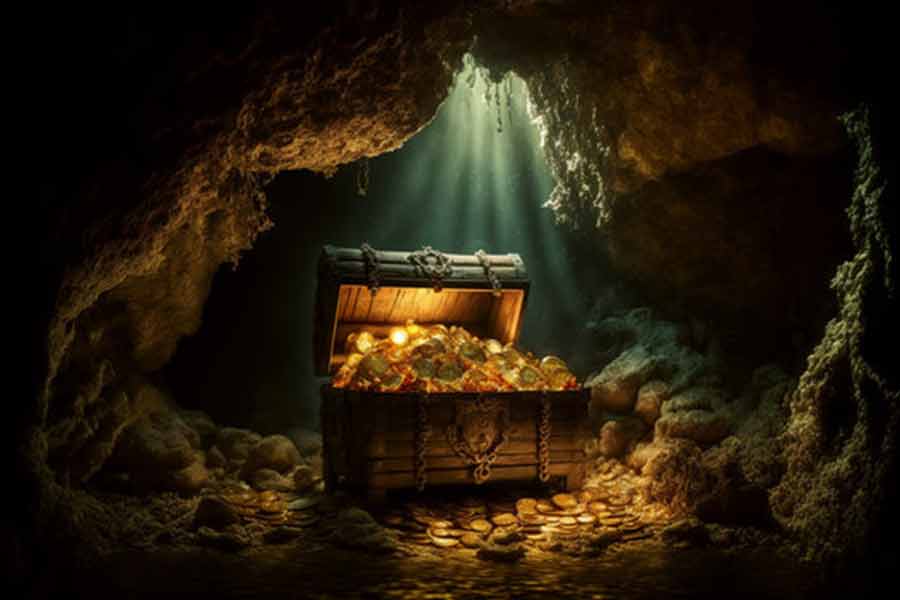 image of hidden treasure 