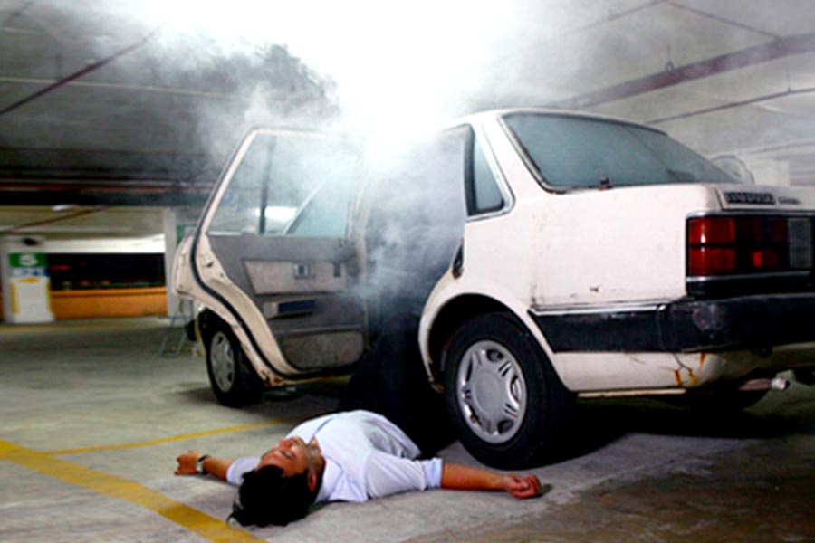 Representational picture of pollution