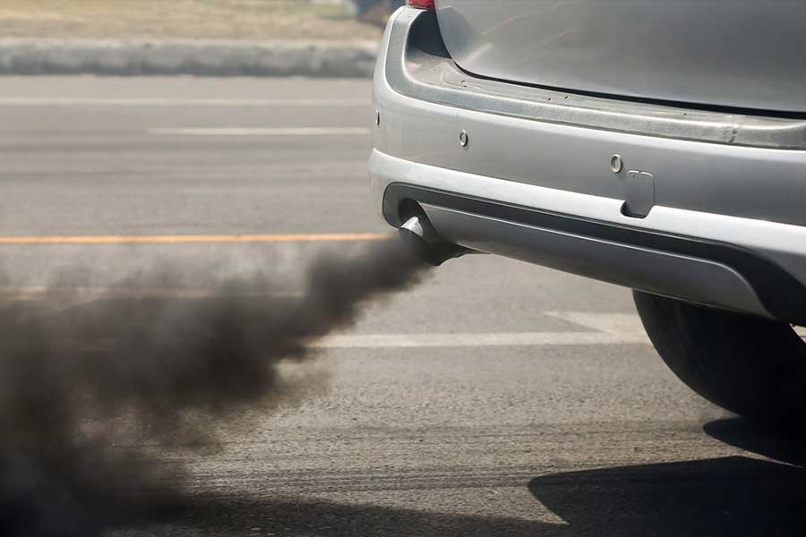 Representational picture of pollution