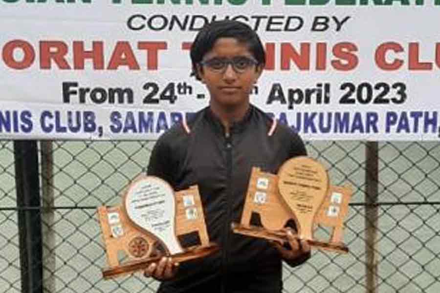  Akansha Ghosh won Asian doubles title