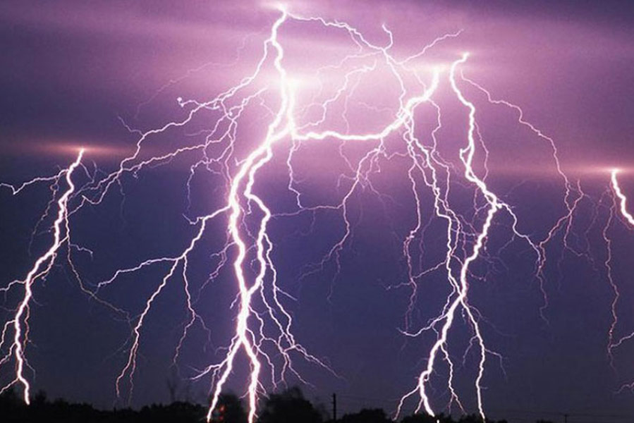 In Haldia one woman and two men died due to lightning strike